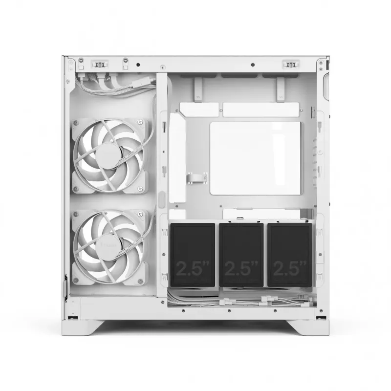 Fractal Design Pop 2 Vision White RGB ATX Mid-Tower korpus (karastatud klaas)