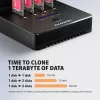 AXAGON ADSA-M2C44 USB4 40Gbps 4-kohaline M.2 NVMe SSD dokkimisjaam võrguühenduseta kloonimisfunktsiooniga, alumiinium, aktiivne jahutus
