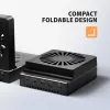 AXAGON ADSA-M2C44 USB4 40Gbps 4-kohaline M.2 NVMe SSD dokkimisjaam võrguühenduseta kloonimisfunktsiooniga, alumiinium, aktiivne jahutus