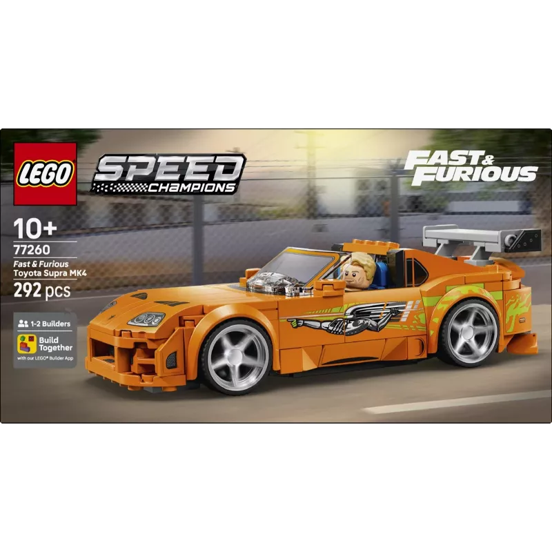 LEGO Speed Champions 77260 The Fast and The Furious Toyota Supra MK4 (292 tk)