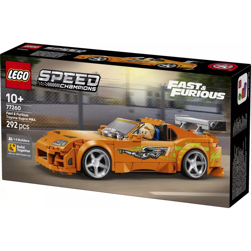 LEGO Speed Champions 77260 The Fast and The Furious Toyota Supra MK4 (292 tk)