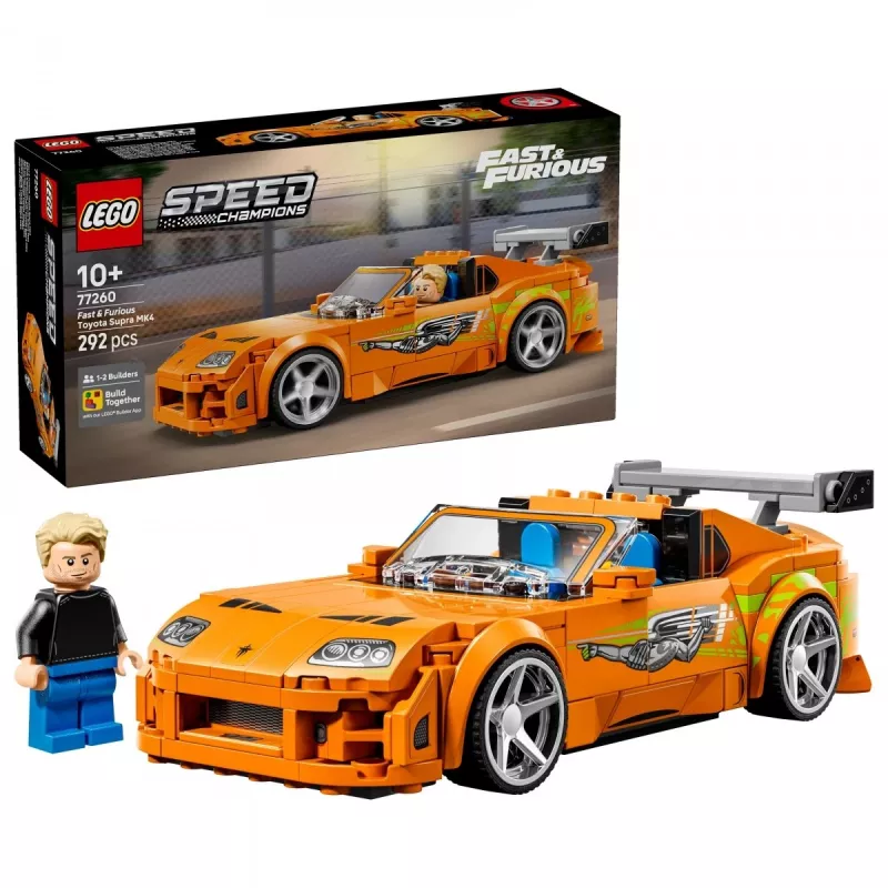 LEGO Speed Champions 77260 The Fast and The Furious Toyota Supra MK4 (292 tk)