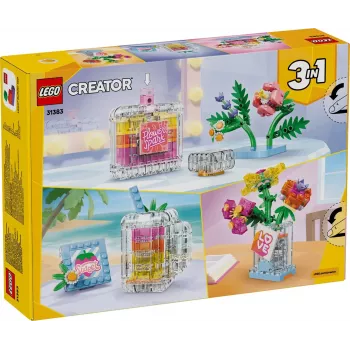 LEGO Creator 3-in-1 31383 Lillekaunistusega parfüümipudel (286 tk)