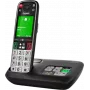 Gigaset EASY 500A DECT juhtmeta telefon vastuvõtjaga, SOS-nupuga, 2,2-tollise värviekraaniga, must