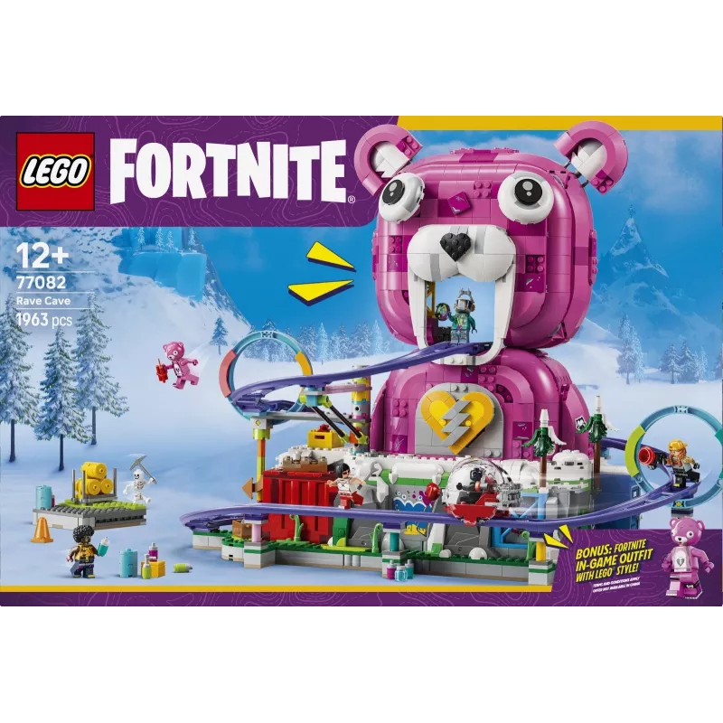 LEGO Fortnite 77082 Rave Cave (1963 tükki, vanus 12+)