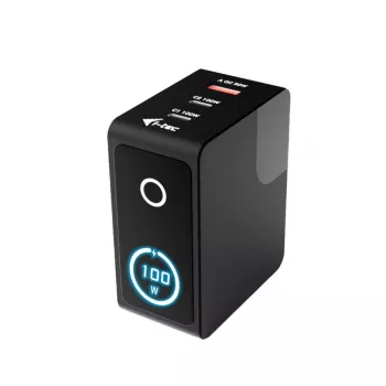 i-tec 100W Intelligent Multiport USB Charger 2x USB-C + 1x USB-A LCD CHARGER-INTG100W