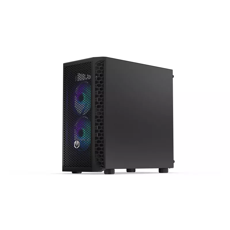 PC korpus Endorfy Signum M30 ARGB — Micro Tower mATX, esipaneel võrk, 3x 120 mm ARGB ventilaatorit, karastatud klaas, USB-C 20 Gb/s