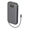 Belkin UltraCharge Pro Laptop Power Bank 27K 27000mAh 240W integreeritud USB-C kaabli ja digitaalekraaniga, süsi