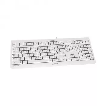 CHERRY KC 1000 Juhtmega USB-klaviatuur - Hispaania QWERTY paigutus, kahvatuhall