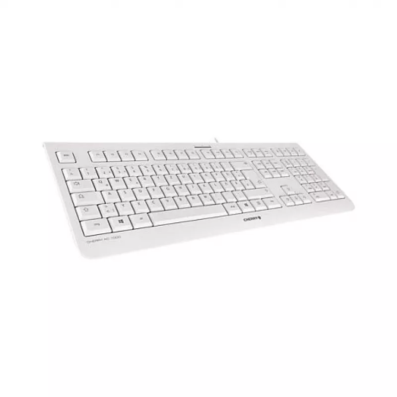 CHERRY KC 1000 Juhtmega USB-klaviatuur - Hispaania QWERTY paigutus, kahvatuhall