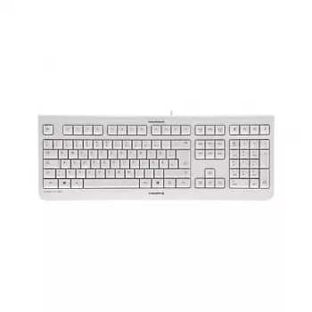 CHERRY KC 1000 Juhtmega USB-klaviatuur - Hispaania QWERTY paigutus, kahvatuhall