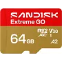 SanDisk Extreme microSDXC UHS-I 64GB mälukaart SD-adapteriga (170MB/s, A2, V30, U3, Class 10)