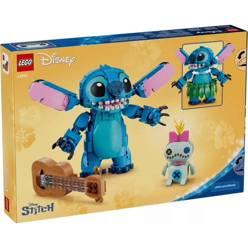 LEGO Disney 43296 Stitch & Scrump ehituskomplekt (713 tükki)