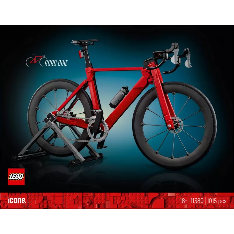 LEGO Icons 11380 Maanteeratta ehituskomplekt, 1015 tükki, vanusele 18+