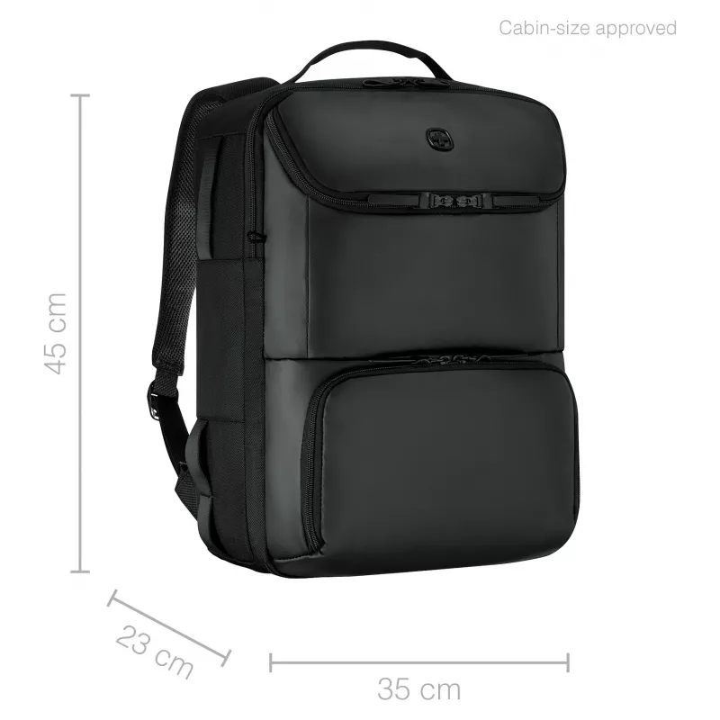 Wenger UrbanOne Travel 15.6 inch Laptop Seljakott 33L Must 653888