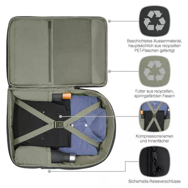 Wenger UrbanOne Travel 15.6 inch Laptop Seljakott 33L Must 653888