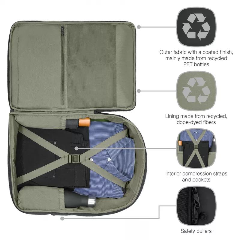 Wenger UrbanOne Travel 15.6 inch Laptop Seljakott 33L Must 653888