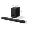 LG S80TY 3.1.3 kanaliga 480W Dolby Atmos heliriba koos juhtmevaba subwooferiga