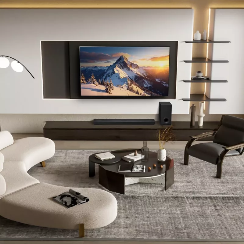 LG S80TY 3.1.3 kanaliga 480W Dolby Atmos heliriba koos juhtmevaba subwooferiga