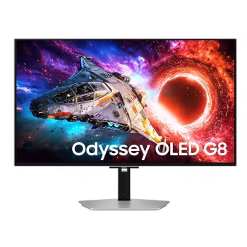 Samsung Odyssey OLED G8 G80SH 32 tolli 4K UHD QD-OLED mängumonitor 240Hz 0.03ms Valge (LS32HG800SUXEN)
