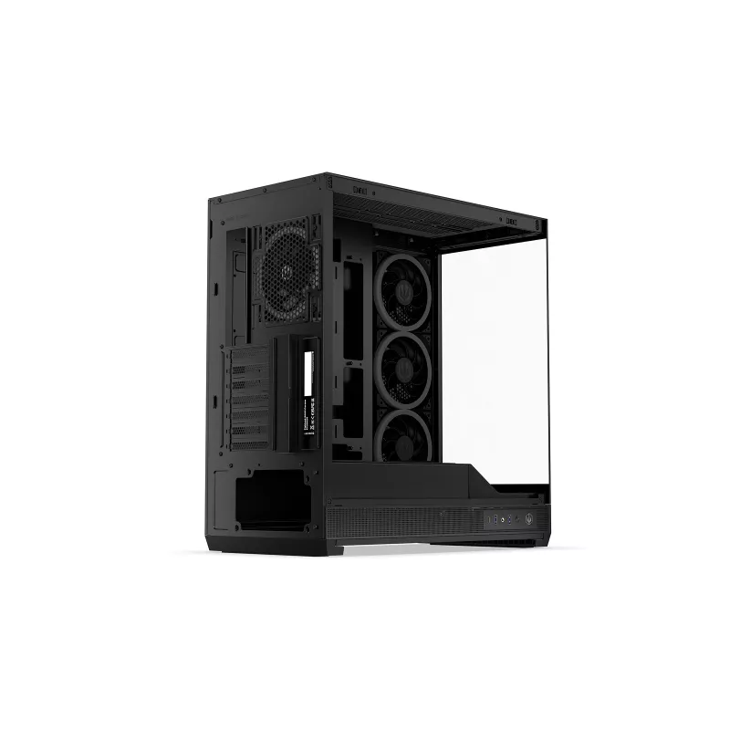 ENDORFY Fishtank 6000 Corona Mid-Tower PC korpus - must, kahe karastatud klaasiga, 4x ARGB ventilaatorit, USB-C, E-ATX