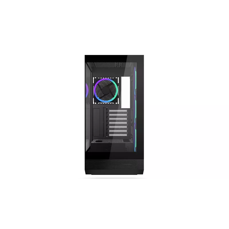 ENDORFY Fishtank 6000 Corona Mid-Tower PC korpus - must, kahe karastatud klaasiga, 4x ARGB ventilaatorit, USB-C, E-ATX