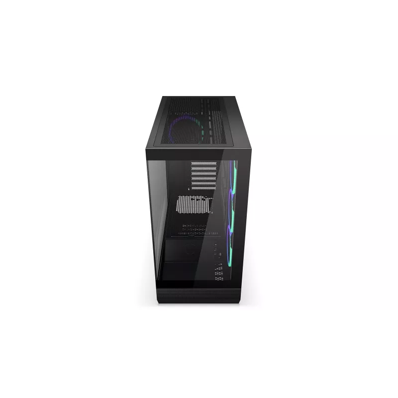 ENDORFY Fishtank 6000 Corona Mid-Tower PC korpus - must, kahe karastatud klaasiga, 4x ARGB ventilaatorit, USB-C, E-ATX