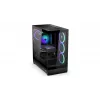ENDORFY Fishtank 6000 Corona Mid-Tower PC korpus - must, kahe karastatud klaasiga, 4x ARGB ventilaatorit, USB-C, E-ATX