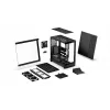 ENDORFY Fishtank 6000 Corona Mid-Tower PC korpus - must, kahe karastatud klaasiga, 4x ARGB ventilaatorit, USB-C, E-ATX