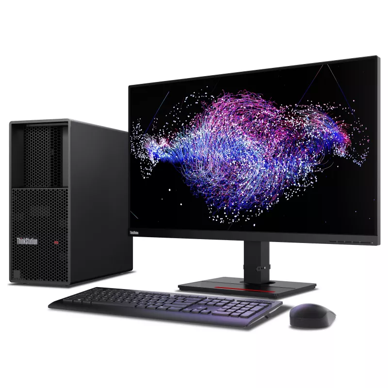 Lenovo ThinkStation P3 Tower Gen 2 Workstation Intel Core Ultra 7 265K, 32GB DDR5, 512GB SSD, NVIDIA RTX PRO 2000 Blackwell 16GB, Windows 11 Pro, Must (30HT00BWGE)