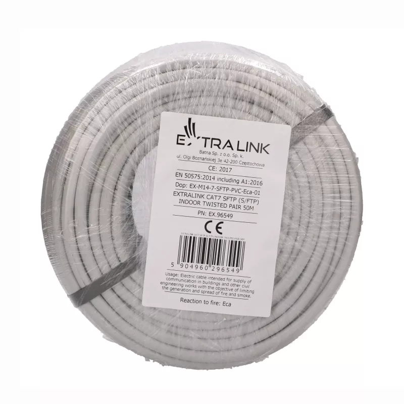 Extralink CAT7 S/FTP sisekaabel keerdpaar 50 m EX.96549