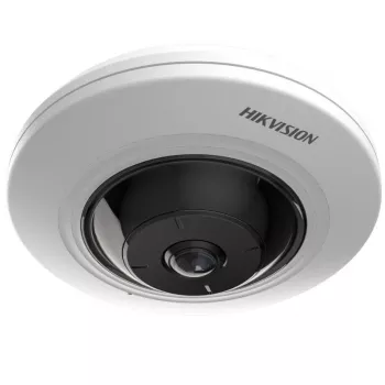 Hikvision DS-2CD3956G2-ISU 5MP AcuSense 180° panoraam-kaameraga kalasilm-IP-kaamera, 1,05 mm, sisseehitatud mikrofon, siseruumidesse