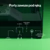 ENDORFY Fishtank 6000 Flex Mid-Tower PC Case - Must, kahekordne karastatud klaas, USB-C, E-ATX, Back-Connect valmis (ilma ventilaatoriteta)