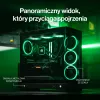 ENDORFY Fishtank 6000 Flex Mid-Tower PC Case - Must, kahekordne karastatud klaas, USB-C, E-ATX, Back-Connect valmis (ilma ventilaatoriteta)