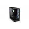 ENDORFY Fishtank 6000 Flex Mid-Tower PC Case - Must, kahekordne karastatud klaas, USB-C, E-ATX, Back-Connect valmis (ilma ventilaatoriteta)