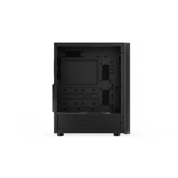ENDORFY Ventum 400 Air ATX PC Case - Must, karastatud klaas, 4x Stratus 120 PWM ventilaatorit, USB-C