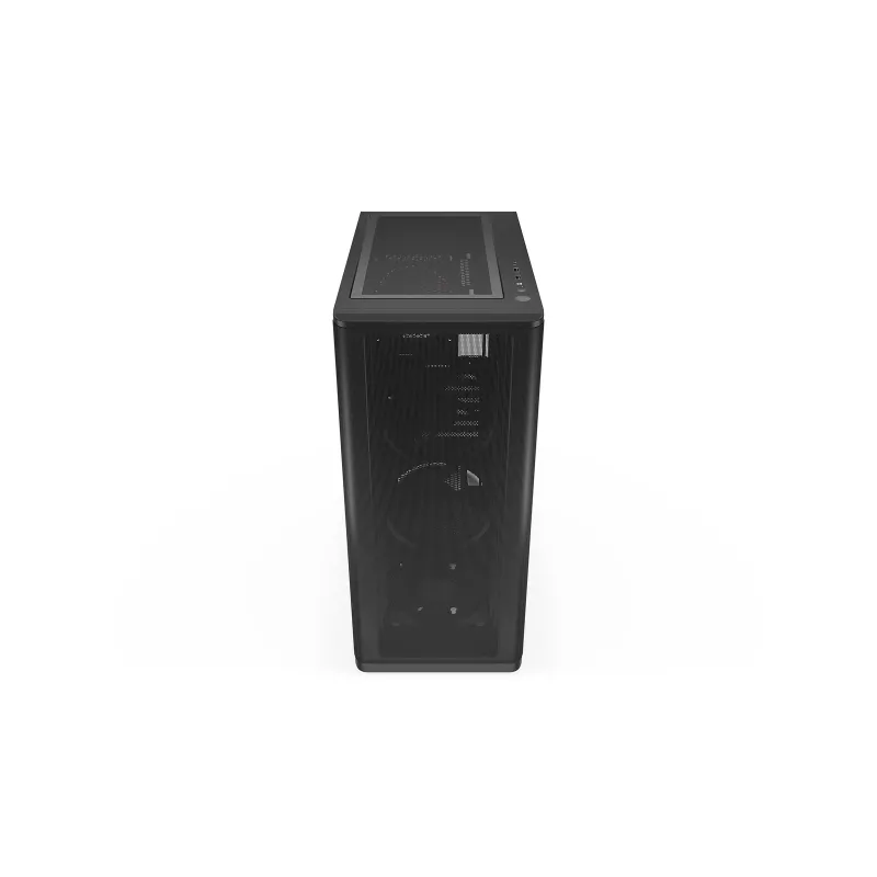 ENDORFY Ventum 400 Air ATX PC Case - Must, karastatud klaas, 4x Stratus 120 PWM ventilaatorit, USB-C