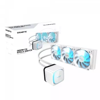 GIGABYTE EAGLE 360 ICE 360 mm Protsessori All-in-one vedelikjahuti 12 cm Valge 1 tk