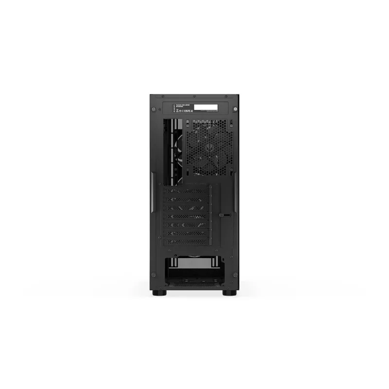 ENDORFY Ventum 400 ARGB ATX PC korpus - must, karastatud klaas, 4x Stratus 120 PWM ARGB ventilaatorit, ARGB ja PWM kontroller, USB-C
