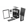 ENDORFY Ventum 400 ARGB ATX PC korpus - must, karastatud klaas, 4x Stratus 120 PWM ARGB ventilaatorit, ARGB ja PWM kontroller, USB-C