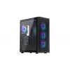ENDORFY Ventum 400 ARGB ATX PC korpus - must, karastatud klaas, 4x Stratus 120 PWM ARGB ventilaatorit, ARGB ja PWM kontroller, USB-C