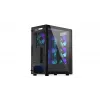 ENDORFY Ventum 400 ARGB ATX PC korpus - must, karastatud klaas, 4x Stratus 120 PWM ARGB ventilaatorit, ARGB ja PWM kontroller, USB-C