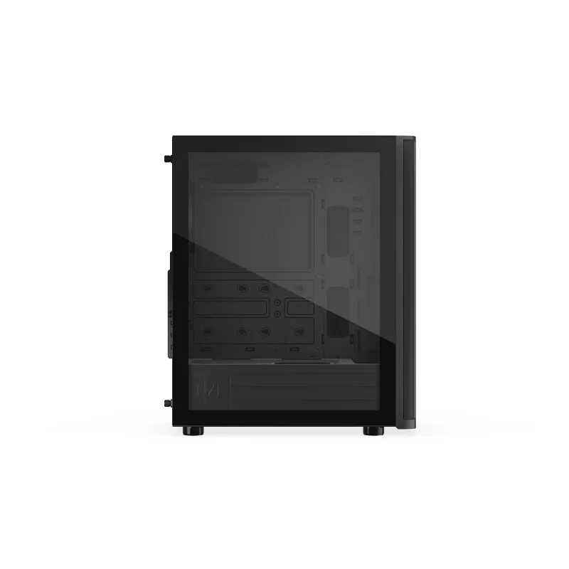 ENDORFY Ventum 400 ARGB ATX PC korpus - must, karastatud klaas, 4x Stratus 120 PWM ARGB ventilaatorit, ARGB ja PWM kontroller, USB-C