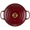 Le Creuset Signature Round Roaster 26cm 5.3L Enameled Cast Iron Rhône 21177269494441