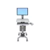 Ergotron WorkFit C-Mod Single LD Sit-Stand Workstation Cart 24-198-055 kuni 27 tolli