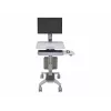 Ergotron WorkFit C-Mod Single LD Sit-Stand Workstation Cart 24-198-055 kuni 27 tolli