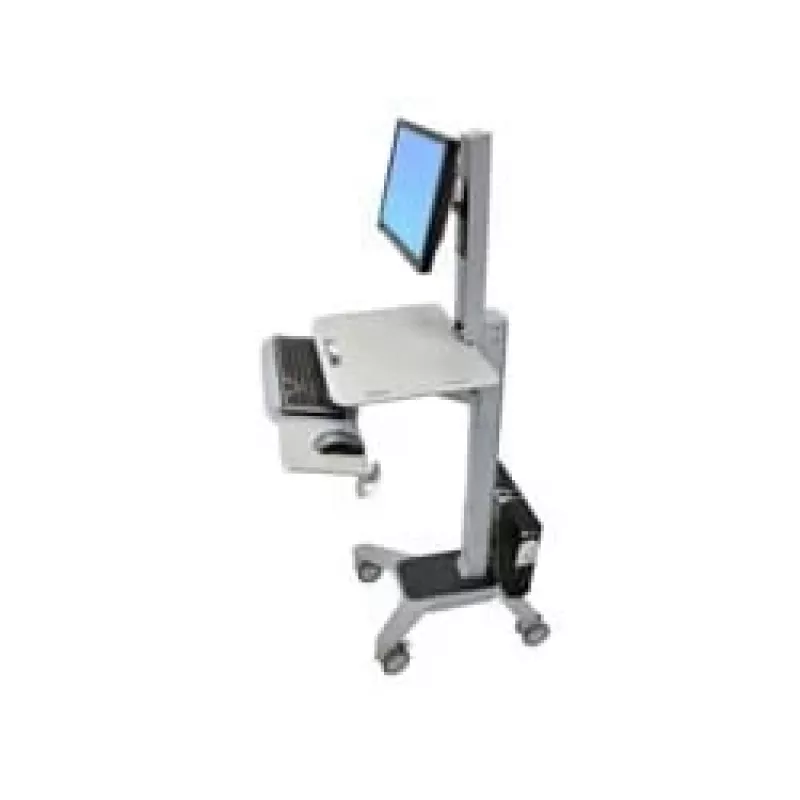 Ergotron WorkFit C-Mod Single LD Sit-Stand Workstation Cart 24-198-055 kuni 27 tolli