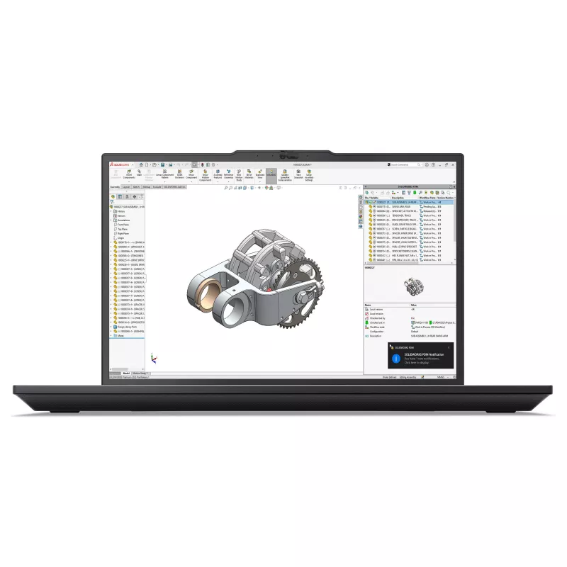 Lenovo ThinkPad P16v Gen 3 21RS004YGE 16-tolline mobiilne tööjaam Core Ultra 7 255H RTX PRO 500 32GB 512GB Win 11 Pro