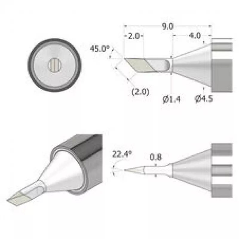 iFixit FixHub Jooteots Nuga 1,4mm IF145-842-1 Hõbedane