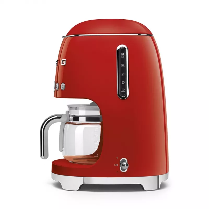 Smeg DCF02RDEU 50's Style Tilgakohvimasin 10 tassi 1,4 L Punane